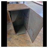 Vintage Metal Cabinet Locker Storage Box Industria