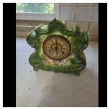 Antique Porcelain Dresden Extra Mantel Clock - 8 D