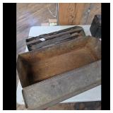 Vintage Kennedy Metal Tool Box with Assorted Tools