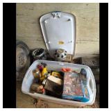 Assorted Automotive & Household Items Lot - Hubcap