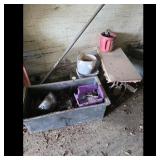 Assorted Hardware Lot: Buckets, Tubs, and Tools