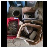 Assorted Hardware Lot: Washers, Hoses, and Parts