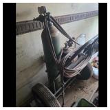 Vintage Oxy-Acetylene Welding Cart with Cylinders