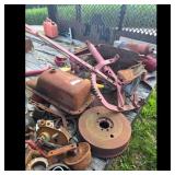 Lot of Assorted Rusty Metal Parts and Components