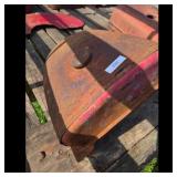Vintage Rusty Red Tractor Fuel Tank Farmall