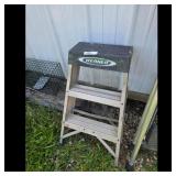 Werner 3-Step Aluminum Step Stool Ladder