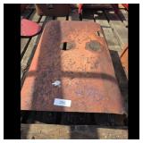 Vintage Tractor Hood Panel Farmall