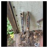 Lot of 2 Heavy Duty Tractor Drawbar Hitch Links