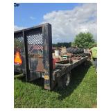 Steel bed hay wagon, no contents