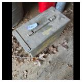 Lot of 15 Assorted Chisels and Punches in Ammo Can