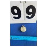 Silver Rack Lever Pocket Watch