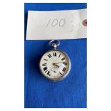 Silver Key Winding Pocket Watch ï¿½Veracity Watchï¿½