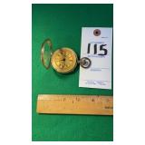 Gold plate Pocket Watch does run