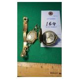 Elgin Ladies Watch & Baylor small pocket watch