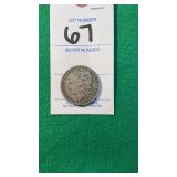 1881 O Morgan Silver Dollar