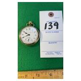 Burlington Special Pocket Watch does run