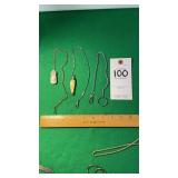 3 Silver Pocket And watch chains 12 inch long