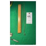 2 Gold Picket Watch Chains 12 inch & 14 inch