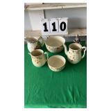Hallï¿½s Superior Kitchenware 4 items (tea pot and
