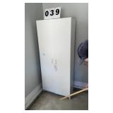 Wood Storage Cabinet and contents (72ï¿½ tall x 30ï¿½