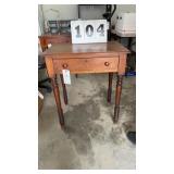 antique-style wooden writing desk or night table