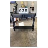 black faux bamboo console table 36ï¿½x11ï¿½
