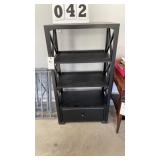 Wood 3 shelves and 1 drawer book case 48ï¿½ tall x