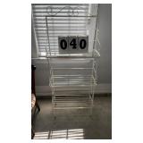 Metal plant/baker stand 54ï¿½ tall x 11ï¿½ deep x 24