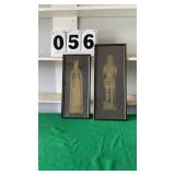 2 framed prints