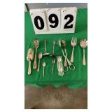 12 Silver (not sterling) serving items
