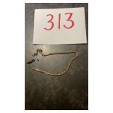 Vintage Simmons 12 inch pocket watch chain