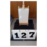 Wood canvas paint holder