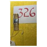 Vintage gold-tone Elgin quartz watch