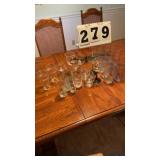 28 assorted glasses (2 Coke glasses)