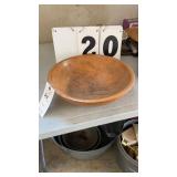 12inch old wooden bowl