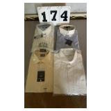 4 new Men Shirts size 16 1/2 long sleeve