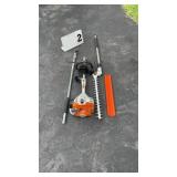 Stihl KM 56RC with hedge trimmer attachment