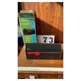 New Mailbox galvanized post mounted