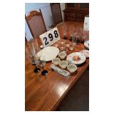 Assorted glassware total 28 items