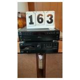 JVC XL-F254 compact disc auto changer, JVC RX554V
