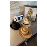 1 Dobbs straw hat size medium and Scala 'God