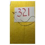 18 inch Herringbone gold necklace (0 cart)
