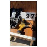DeWalt drill 9.6 volt 3/8 drive 2 batteries and