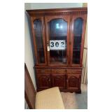 China Cabinet 44 inches wide x 72 inches tall.