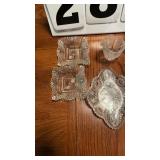 Appears to be 2 vintage Indiana Glass diamond