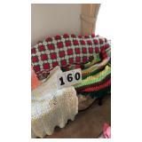 4 crochet blankets