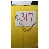 18 inch gold plated cable link chain (0 cart)
