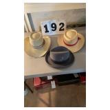 1 Bailey felt size 7 1/8, Bailey Straw size 7 1/8