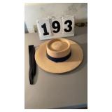 Peters Brother Men Straw Hat size 7 1/8