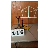 Hercules instrument holder and sheet music stand